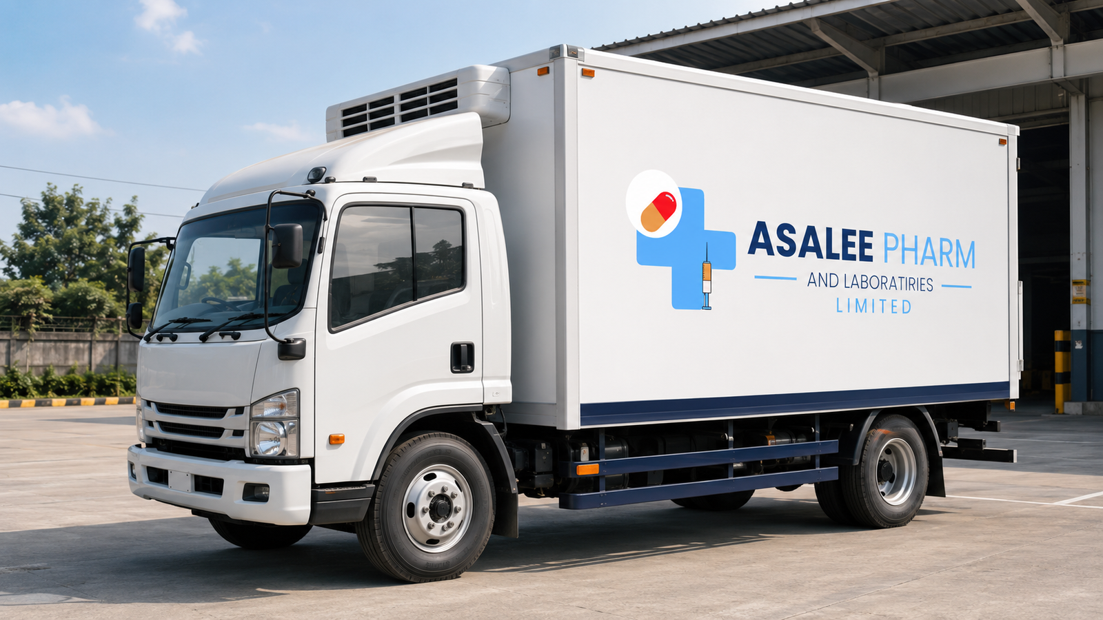 ASALEE pharmaceutical delivery truck